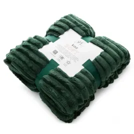 koc-mikroflano-soft-200x220-ciemnozielony-300gsm