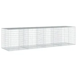 kosz-gabionowy-z-pokrywa-siatka-scianka-ogrodzenie-zelazo-400x100x100-cm