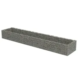 donica-gabionowa-podwyzszona-stal-kosz-gabionowy-na-ogrod-450x90x50-cm