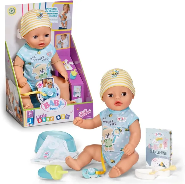 BABY BORN LUKAS INTERAKTYWNA LALKA CHŁOPIEC 36CM BOBAS AKCESORIA 834602