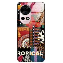 etui-do-huawei-nova-12-pro-glass-case-szklane-tropikalne-eleganckie-wzory
