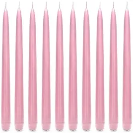 swieca-stozkowa-matowa-rozowa-10szt-24cm-swiece-na-stol-chrzest-baby-shower