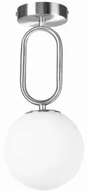 lampa-plafon-milano-silver-pojedyncza-mleczna-kula
