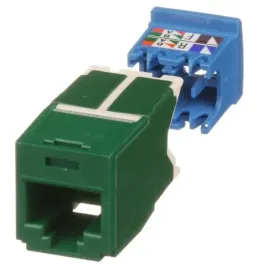 panduit-mini-com-modul-gniazdo-rj45-kat-6a-utp-zielony-cj6x88tggr