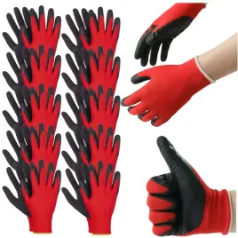 rekawice-robocze-ogrodowe-rekawiczki-ochronne-czerwone-lateksowe-r9-10par