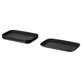 ikea-fargklar-talerz-ciemny-szary-mat-30x18cm-4szt