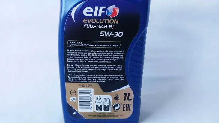 olej-elf-evolution-full-tech-r-5w-30-6l-syntetyk-klasa-lepkosci-sae-5w-30