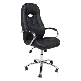 fotel-gabinetowy-czarny-ekoskora-cobra-obrotowy