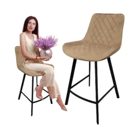 hoker-krzeslo-barowe-wysokie-cappuccino-welur-leros-bezowy
