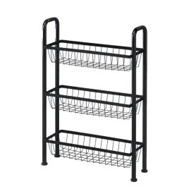 koszyk-regal-stojak-kuchenny-czarny-polka-trip-organizer-3-poziomy