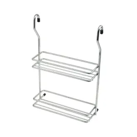 srebrny-podwojny-kosz-na-reling-na-drzwi-koszyk-na-przyprawy-chrom