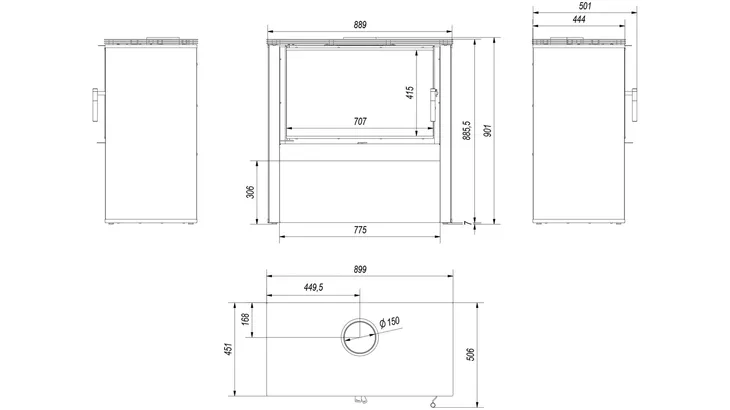 piec-wolnostojacy-stalowy-juno-12-panel-bialy-wysokosc-90-cm