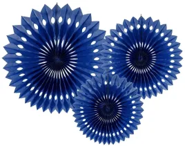 rozety-dekoracyjne-bibulowe-granatowe-dekoracje-wiszace-3szt