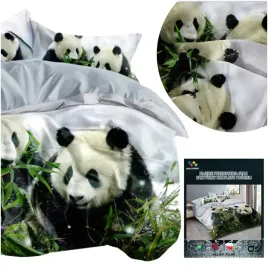 poscieli-160x200-poszewki-70x80-andreas-z-motywem-zwierzecym-panda-wzor-3d