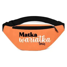 nerka-saszetka-pomaranczowa-wariatka-matka-imie-prezent-na-dzien-mamy-hit