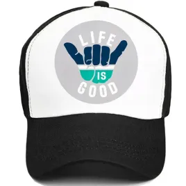 czapka-z-daszkiem-czarna-trucker-life-is-good-na-wiosne-lato-super-prezent