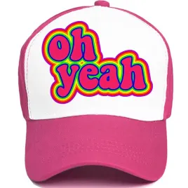 czapka-z-daszkiem-fuksjowo-biala-trucker-oh-yeah-lato-wakacje-top-prezent