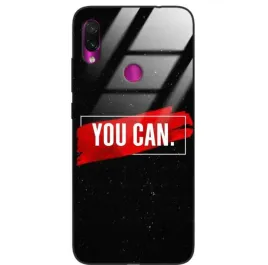 etui-do-xiaomi-redmi-note-7-glass-case-ochronne-czarne-szklo-napisy-styl-wz