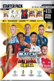 match-attax-extra-champion-league-2025-zestaw-startowy-album-saszetki-karty
