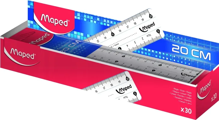 maped-linijka-szkolna-essentials-20cm-kolor-bialy-czarny