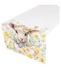 bieznik-na-stol-blat-swiateczny-wielkanoc-baranek-kwiaty-dekoracja-38x140cm
