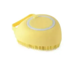 szczotka-silikonowa-czyscik-myjka-do-mycia-psow-kotow-z-dozownikiem-zolta