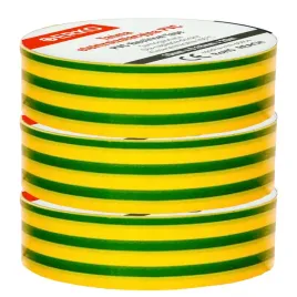 3x-mocna-tasma-izolacyjna-erko-pvc-do-6kv-19mm-x-018mm-x-20m-zolto-zielona