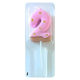 rozowa-swieczka-2-numer-cyfra-elegancka-urodziny-dziecka-swieczki-roz-donut
