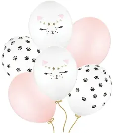 balony-kotek-urodzinowe-lapki-kotki-kot-30cm-na-urodziny-zestaw-6-szt
