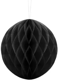 kula-bibulowa-czarna-honeycomb-20cm-czarne-pompony-wiszaca-dekoracja-sufitu