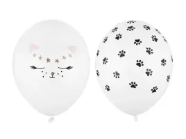 balony-kotek-urodzinowe-lapki-kotki-kot-30cm-na-urodziny-zestaw-50szt