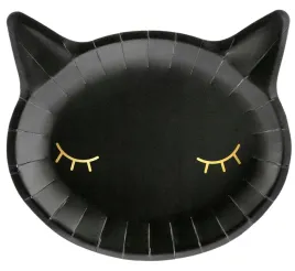 talerzyki-papierowe-urodzinowe-czarne-kot-kotek-dekoracja-halloween-22x20cm