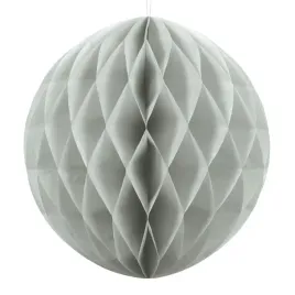 kula-bibulowa-szara-honeycomb-20cm-pompony-szare-wiszaca-dekoracja