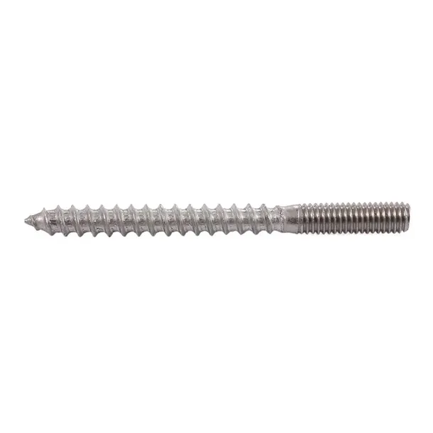Dwugwint Nierdzewny INOX Wkręt M10 x 80 - 10 sztuk
