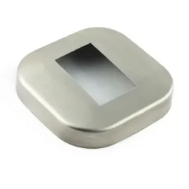 rozeta-szlifowana-90x90-mm-pod-profil-50x30-mm-stal-nierdzewna