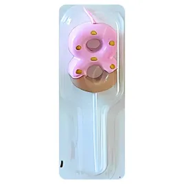 rozowa-swieczka-8-numer-cyfra-elegancka-urodziny-dziecka-swieczki-roz-donut