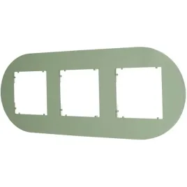 karlik-mini-ramka-uniwersalna-potrojna-okragla-kolor-szalwiowy