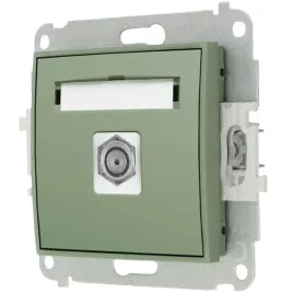 karlik-mini-mechanizm-gniazda-antenowego-1x-typu-f-kolor-szalwiowy