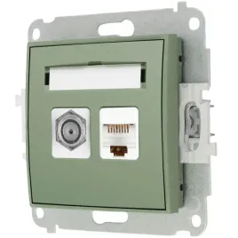 karlik-mini-mechanizm-gniazda-antenowego-f-1xrj45-5e-kolor-szalwiowy