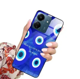 etui-do-xiaomi-redmi-13c-szklane-czarne-case-evil-eye-ochrona-magia-wzory