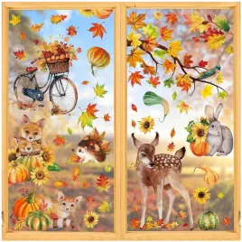 naklejki-na-okno-szybe-jesienne-jesien-dekoracje-ozdoby-lisci-samoprzylepne