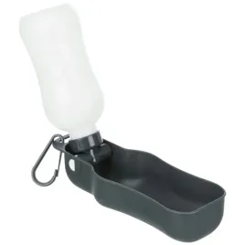 miska-dla-psa-250ml-butelka-turystyczna-na-wode-trixie-szara-podrozna