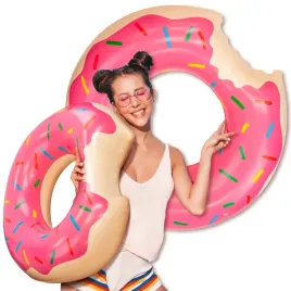 rozowy-donut-dmuchane-kolo-do-plywania-paczek-kolorowy-materac-nad-wode