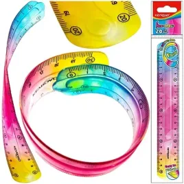 linijka-20-cm-elastyczna-keyroad-flexi-nielamliwa-gietka-teczowa-rainbow
