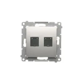 simon-54-gniazdo-komputerowe-podwojne-2x-rj45-kat-6-z-przeslona-srebrny