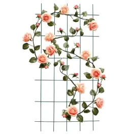 metalowa-podpora-dla-roslin-pergola-krata-drabinka-ogrodowa-zielona-150x75