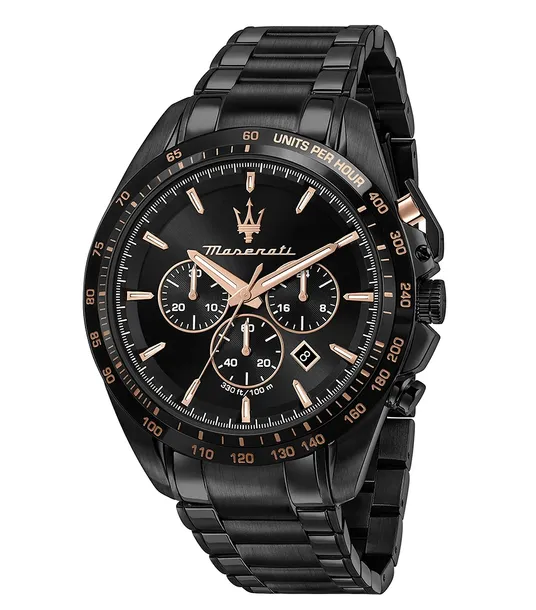 ZEGAREK MĘSKI MASERATI TRAGUARDO R8873612048 CZARNY ORYGINALNY + PUDEŁKO