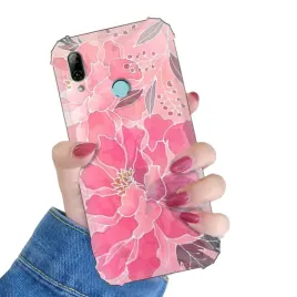 etui-do-huawei-p-smart-2019-antishock-kwiaty-kolory-liscie-boho-wiosna-wz
