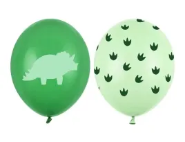 balony-dinozaury-urodzinowe-dla-dzieci-zielone-dinozaur-lapki-zestaw-50szt