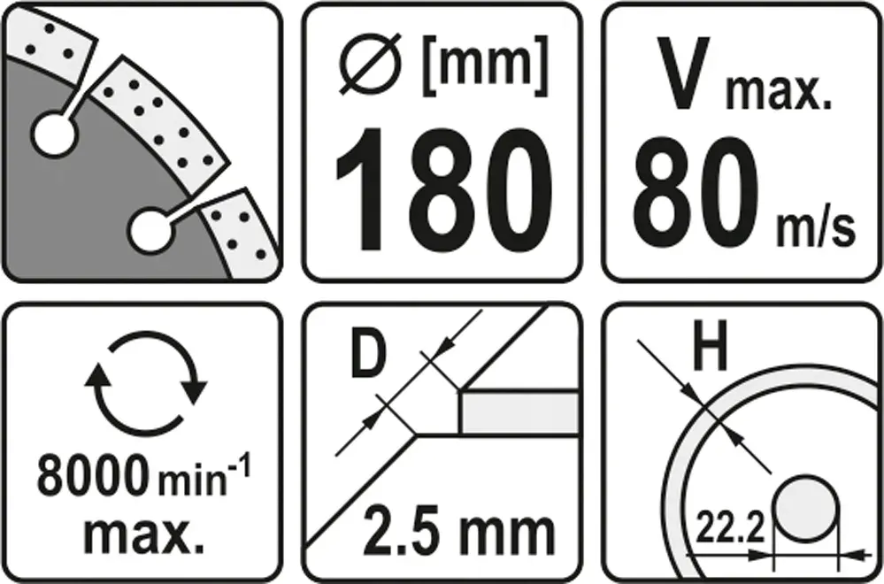tarcza-diamentowa-segment-hs-180mm-stan-nowy